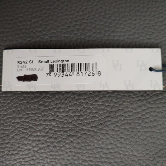 DOONEY & BOURKE Pebble Grain Small LEXINGTON Slate NWT - Picture 9 of 12